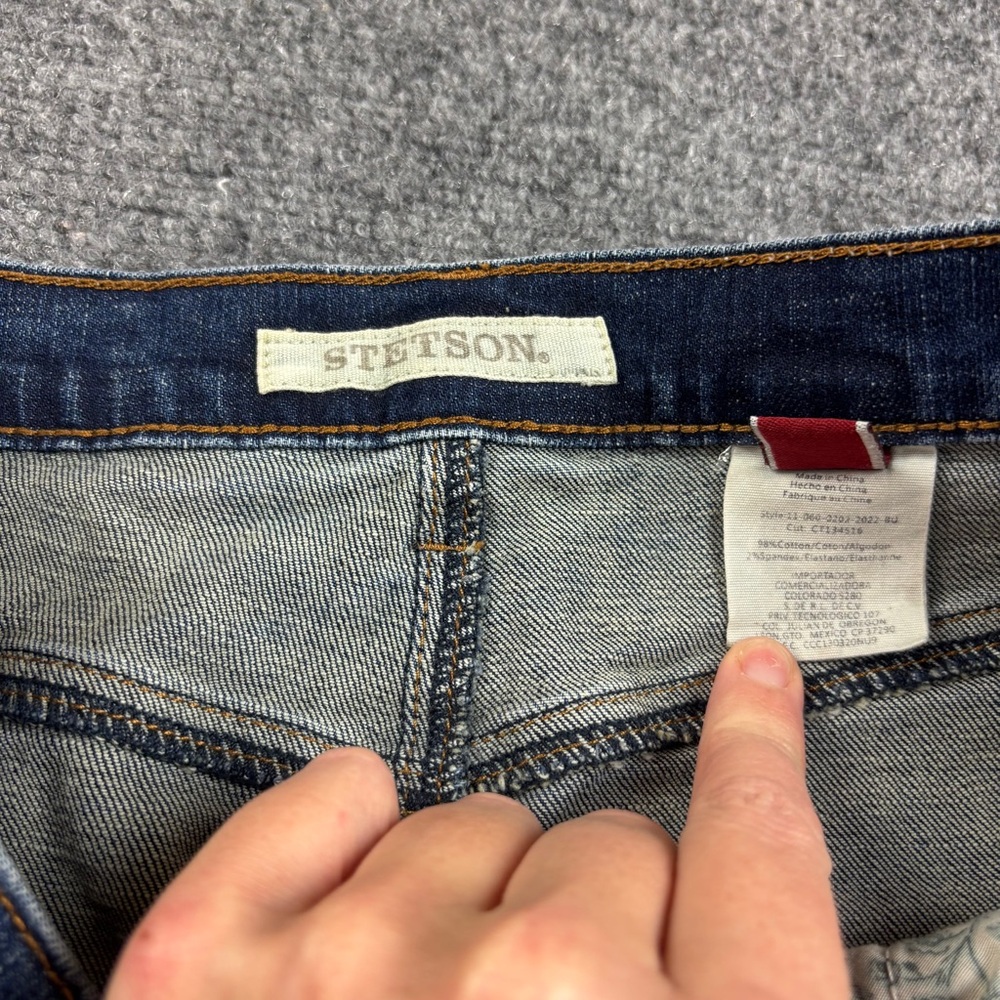 STETSON Women’s Denim Jean Skirt size: 12 - Picture 5 of 6